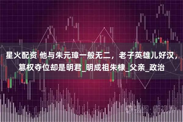 星火配资 他与朱元璋一般无二，老子英雄儿好汉，篡权夺位却是明君_明成祖朱棣_父亲_政治